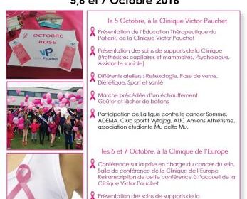 La clinique Victor Pauchet et la clinique de l’Europe mobilisées pour Octobre rose